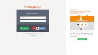 Receipt Bank - scanning and processing your receipts and expenses