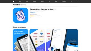 Receipt Hog - Get paid to shop on the App Store - iTunes - Apple