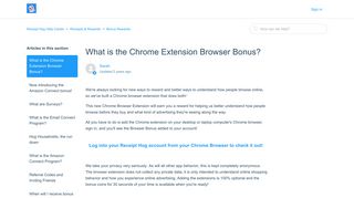 What is the Chrome Extension Browser Bonus? – Receipt Hog Help ...
