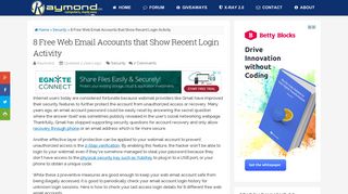 8 Free Web Email Accounts that Show Recent Login Activity ...
