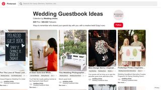 Wedding Guestbook Ideas - Pinterest