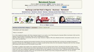 Recharge And Get Paid. - Business - Nigeria - Nairaland Forum