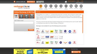 Online Recharge Services-Mobile, DTH & Data Card ... - RechargeItNow