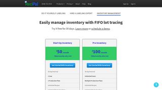 ReciPal Inventory Management Pricing