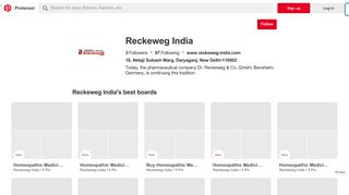 Reckeweg India (reckewegindia) on Pinterest