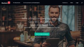 Online Company Registration | Cheap & Easy | Reckon Shelco