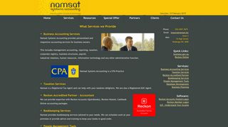 Reckon Accredited Partner - Namsat Systems Accounting