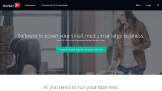 Small Business Accounting Software Solutions | Reckon