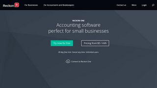 Accounting Software That's Perfect for Small Business | Reckon One
