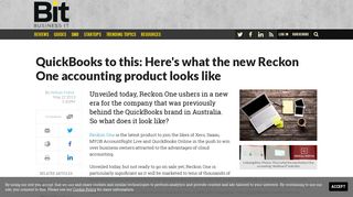 QuickBooks to this: Here's what the new Reckon One accounting ...