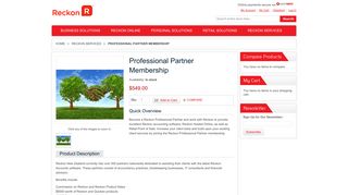 Professional Partner Membership - Reckon Services - Reckon Estore