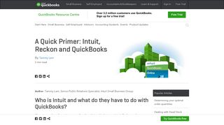 Does QuickBooks Belong to Intuit or Reckon? | QuickBooks Australia