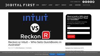 Reckon or Intuit – Who Sells QuickBooks in Australia? - Digital First