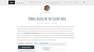 cPanel Access in the Client Area – Reclaim Hosting