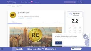 REcoin (RCN) • ICO Details: token price, reviews, total supply, news ...