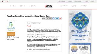 Recology Sunset Scavenger / Recology Golden Gate | Waste Disposal ...