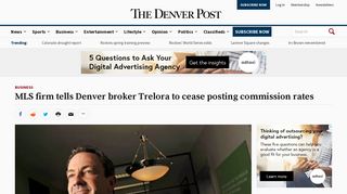 MLS firm tells Denver broker Trelora to cease posting commission ...