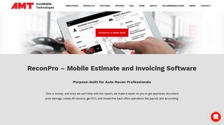 Mobile estimate and invoicing software, recon app | ReconPro