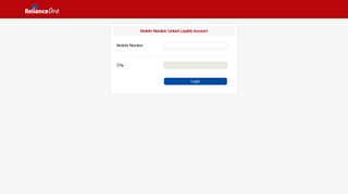 Login Page - Rone - Reliance Retail