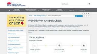 Working With Children Check - NSW Office of the Children's Guardian