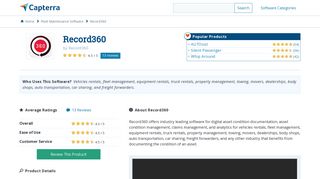 Record360 Reviews and Pricing - 2019 - Capterra