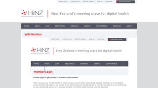 Wild Bamboo - Health Informatics New Zealand