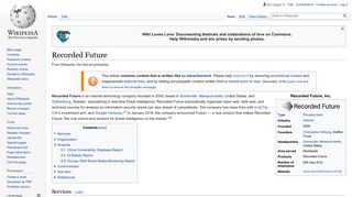 Recorded Future - Wikipedia