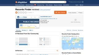 Records Finder Reviews - 38 Reviews of Recordsfinder.com | Sitejabber