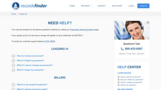 Contact Records Finder