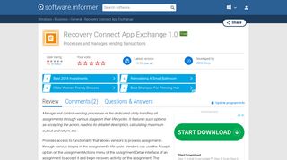 Recovery Connect App Exchange Download (RecoveryConnect_WPF ...