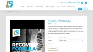 Recovery Formula - Leppin Sport