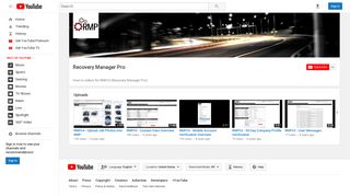 Recovery Manager Pro - YouTube