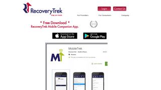 MobileTrek Application | United States | RecoveryTrek