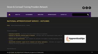 National Apprenticeship Service – Hotlinks | Devon and Cornwall ...