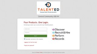 Sign In - TalentEd - tedk12.com