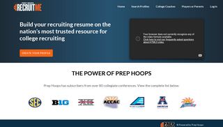 Build your recruiting resume on the nation's most trusted ... - Prep Hoops