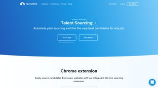 Sourcing candidates - Recruitee