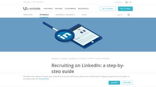 Recruiting on LinkedIn: a step-by-step guide | Workable