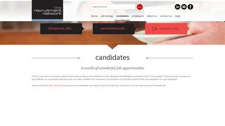 Candidates - The Recruitment Network