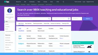Teaching Jobs & Education Jobs - Tes Jobs