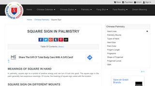 Square Sign in Palmistry: Square on Mounts, Heart Line, Fate Line ...