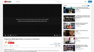 Programma Millemiglia Alitalia, un successo in evoluzione - YouTube