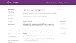 Hosted Account Management - Recurly Documentation