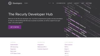 Recurly Developer Hub