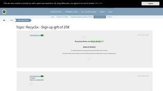 Recyclix - Sign up gift of 20€ | eBesucher.com