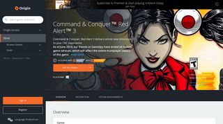 Command & Conquer™ Red Alert™ 3 for PC | Origin