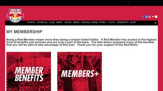 My Membership | New York Red Bulls