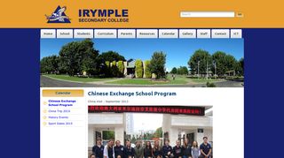 Chinese Exchange School Program | Irymple Secondary College