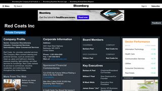 Red Coats Inc: Company Profile - Bloomberg