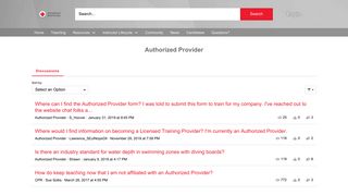 Authorized Provider - Instructor's Corner